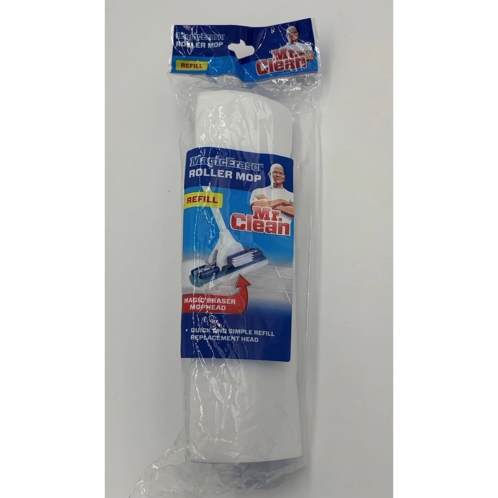 Mr Clean MagicEraser Roller Mop Refill Replacement Head Quick Sponge Mop Cleaner